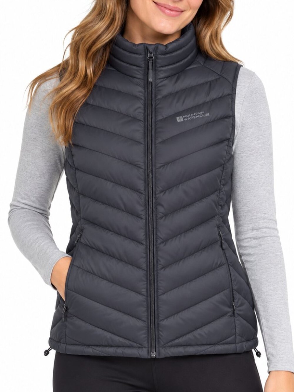 MOUNTAIN WAREHOUSE Extreme Featherweight Duck Down Puffer Vest Black 14 Gillet